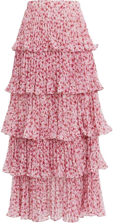 Amur Paisley Tiered Maxi Skirt#affiliatelink Skirt Outfits Ideas, Ruffle Midi Skirt, Long Skirt Fashion, Ruffle Maxi Skirt, Pretty Skirts, Tiered Ruffle Skirt, Trendy Skirts, Tiered Maxi Skirt, Modest Fashion Outfits