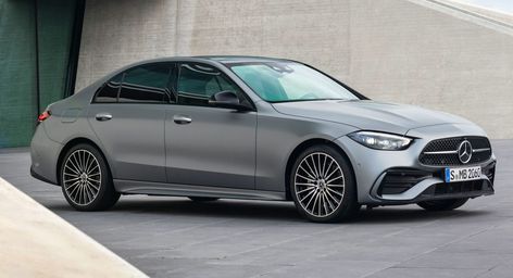 American buyers will be able to pick from Premium, Exclusive, and Pinnacle trims for the 2022 C-Class. Mercedes C Class W206, Mercedes C 200, New C Class, Family Cars, Class Pictures, Mercedes Benz Models, New Mercedes, Car Magazine, Benz S