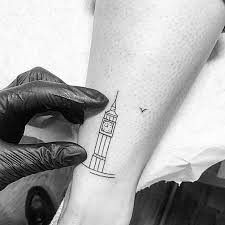 Big Ben Tattoo, London Bigben, British Tattoo, Simple Architecture, Urban Retreat, London Tattoo, Big Ben London, Classy Tattoos, Fine Line Tattoos