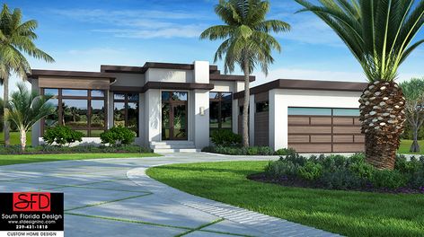 Sky Ranch, Chitre, Contemporary Beach House, Pelan Rumah, Modern House Floor Plans, Mexico House, House Plans One Story, Modern Style House Plans, Design Salon