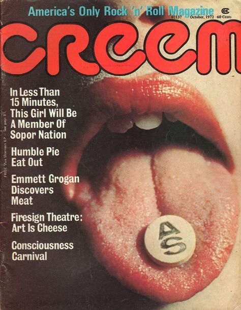 Creem Magazine, Punk Magazine, Humble Pie, Pub Design, Popular Magazine, Old Music, Music Magazines, Vintage Rock, Photo Wall Collage