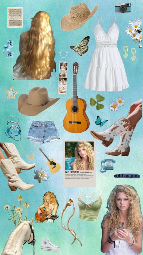 Taylor swift debut country album Taylor Swift Country, Taylor Swift Debut Album, Taylor Swift Debut, Taylor Swift Party, Taylor Swift Album, Country Outfits, Debut Album, Concert Outfit, Party Outfit