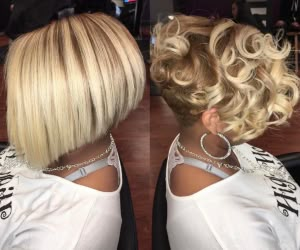 Pinterest Hairstyles, Bob Hairstyles For Black Women, Shaved Bob, Shaved Designs, Mohawk Styles, Haircuts Ideas, Hairstyles Natural, Sassy Hair, Shaved Sides