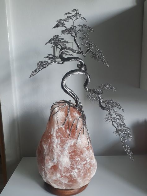 Copper Wire Crafts, Art Fil, Bonsai Wire, Copper Wire Art, Wire Art Sculpture, Wire Tree Sculpture, Wire Wrapped Jewelry Diy, Art Wire, Wire Trees