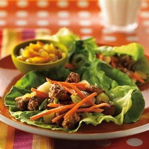 Simple Recipe Ideas, Easy Lettuce Wraps, Lettuce Recipes, Beef Wraps, Beef Lettuce Wraps, Crispy Beef, Ground Beef Recipes For Dinner, Beef Recipes For Dinner, Lettuce Wraps