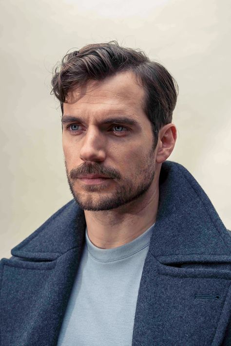 Henry Cavill Henry Cavil Moustache, Henry Cavill Hairstyle, Henry Cavill Portrait, Henry Cavill Mustache, Henry Cavill Beard, Mens Haircuts Short Hair, Mustache Styles, Corte De Cabelo Masculino, Mens Haircuts Short