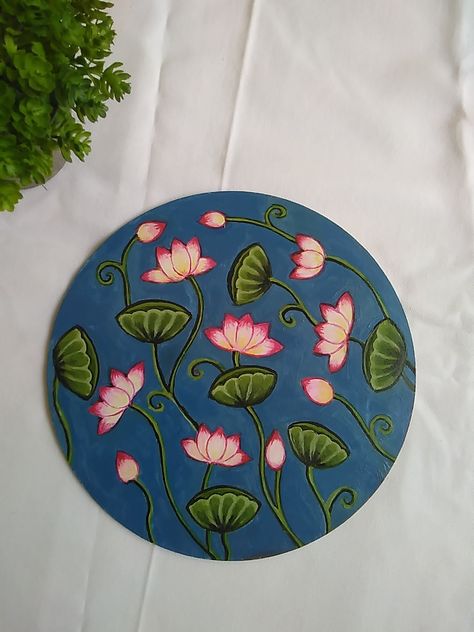 Easy pichwai Lotus painting,Kamal talai pichwai artform, pichwai wallplates#pichwaiart #pichwai wallplates #pichwai painting Pichwai Lotus Sketch, Lotus Madhubani Painting, Pichwai Lotus Painting, Pichwai Paintings Lotus, Pichwai Prints, Pichwai Lotus, Kamal Talai, Book Paintings, Pichwai Art