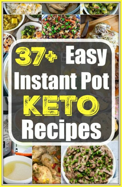 37+ Instant Pot Keto recipes to enjoy when you're on the keto diet and looking for low carb dinner ideas! You won't feel like you're missing out with these! #instantpotrecipes #ketoinstantpotrecipes #keto #instantpot #pressurecooker #ninjafoodi #crockpotexpressrecipes Easy Keto Instant Pot Recipes, Instant Pot Keto Recipes, Low Carb Dinner Ideas, Keto Instant Pot Recipes, Instapot Recipes Chicken, Low Carb Instant Pot Recipes, Keto Instant Pot, Healty Dinner, Easy Instant Pot Recipes