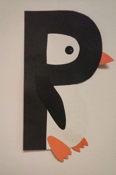 Preschool letter P  //  P is for Penguin Letter P Craft Preschool, P Penguin Craft, P Is For Penguin Craft, Letter P Art Preschool, P For Polar Bear Craft, P For Penguin Craft, P Is For Craft, P Is For Panda, Letter P Penguin Craft