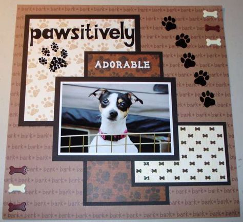 Pawsitively Restaurant Scrapbook Ideas, Scrapbooking Pets, Dog Scrapbook Layouts, Cat Scrapbook, Pet Scrapbook Layouts, Dog Scrapbook, Pet Scrapbook, Pocket Letter, Scrapbook Kit