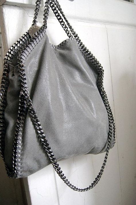 Falabella by Stella McCartney: Stella Mcartney, Grey Handbag, Falabella Bag, Mode Shoes, Sac Diy, Diy Sac, Stella Mc, Stella Mccartney Falabella, Stella Mccartney Bag