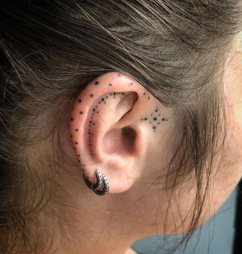 @arn_o_ne shared a photo on Instagram: “Some weeks healed✨ #handpoke#kohphangan” • Oct 18, 2020 at 11:58am UTC Hand Poke Ear Tattoo, Hand Poke, Ear Tattoo, Behind Ear Tattoo, Healing, Tattoos, Instagram