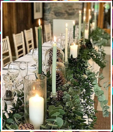 Winter Wedding Aisle - Not next week, not tomorrow, NOW! Find what you need from one of the world's biggest online retailer. Winter Wedding Candle Centerpieces, Winter Wedding Aisle, Ceremony Decorations Church, Wedding Design Board, Winter Wedding Table, Wedding Candles Table, Village Hall Wedding, Aisle Runner Wedding, Last Minute Wedding