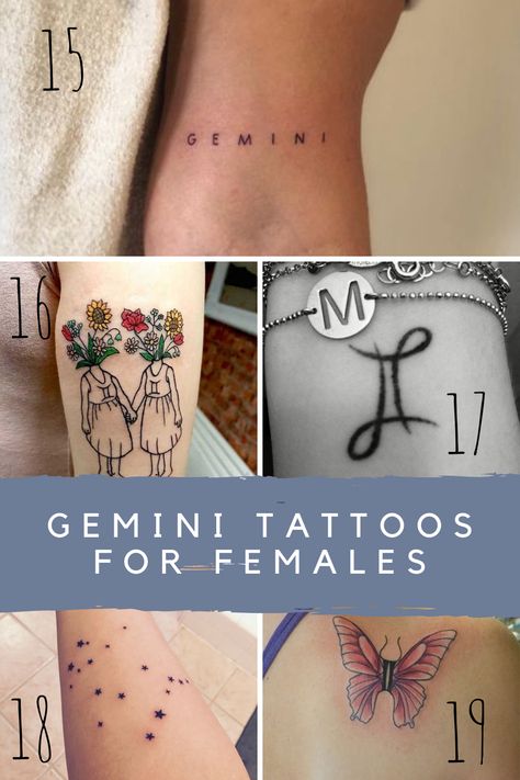 29 Unique Gemini Twin Tattoo Ideas - tattooglee Gemini Tattoo For Women Unique Small, Gemini Tattoo Ideas Unique For Women, Matching Gemini Tattoos, Gemini Twin Tattoo, Gemini Minimalist Tattoo, Gemini Tattoo For Women Unique, Gemini Tattoo Ideas Unique, Unique Gemini Tattoo, Gemini Twins Tattoo