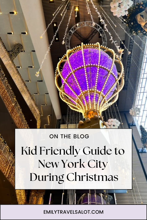 Traveling to New York City during Christmas?? This festive New York City travel guide will tell you which activities are worth visiting with kids! New York At Christmas With Kids, Things To Do In Nyc At Christmas Time With Kids, Christmas In New York With Kids, Nyc Christmas With Kids, Nyc With Kids Christmas, Nyc Christmas Bucket List, Christmas New York City, New York City At Christmas, Traveling To New York City