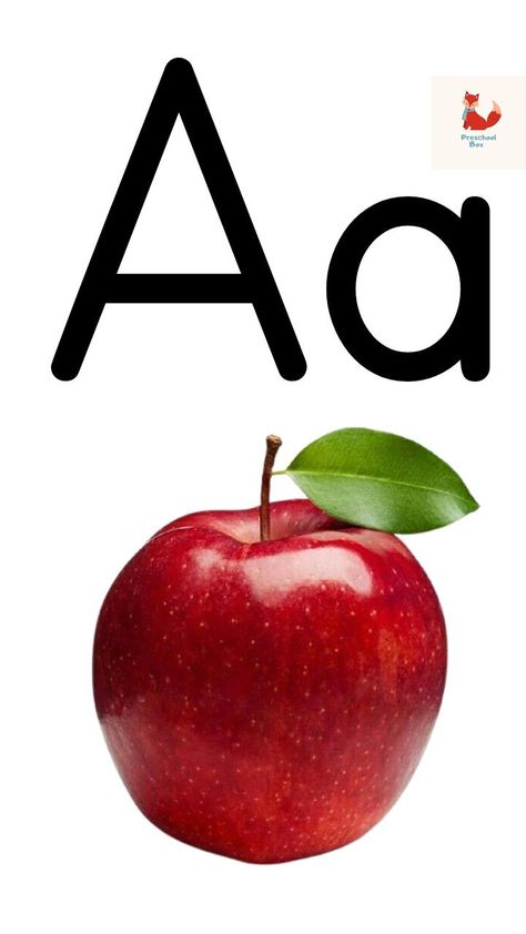 preschool english alphabet apple educational material kindergarden Preschool English, Teaching The Alphabet, English Alphabet, Learning The Alphabet, Kids Education, Educational Materials, Marketing And Advertising, Etsy App, Selling On Etsy