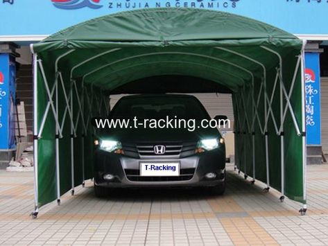 Push and pull foldable Vehicle/Boat tent Storage Design Ideas, Urban Furniture Design, Mobile Car Wash, Car Shelter, Bus Living, Mobile Car, Car Shade, Car Port, Hammock Bed