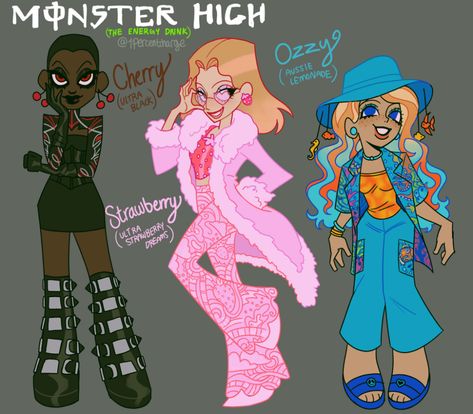 (8) im not short on Tumblr - #monster energy Monster High Art, Monster High Characters, Energy Drink, High Art, Monster Energy, Cute Art Styles, Character Design References, The Energy, Art Block