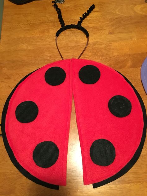 Homemade Ladybug Costume, Diy Ladybug Costume For Women, Ladybug Costume Diy, Diy Ladybug Costume, Ladybug Costume Kids, Easy Kids Costumes, Freehand Crochet, Lamb Costume, Olaf Costume