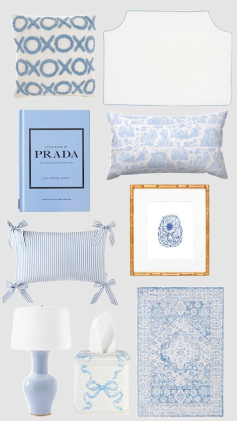 Sorority Room, Costal Bedroom, Coastal Room Decor, Blue Dorm, Blue Room Decor, Cowgirl Room, Costal Cowgirl, College Room Decor, Dorm Inspiration