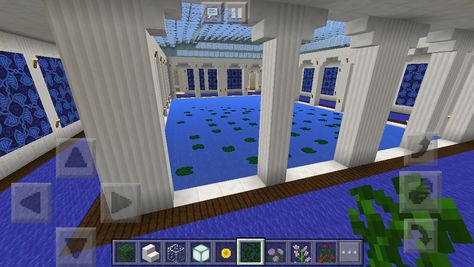 My Mansion #2- Minecraft  Indoor pond Indoor Pond, Minecraft Interior, Minecraft, Desktop Screenshot, Building