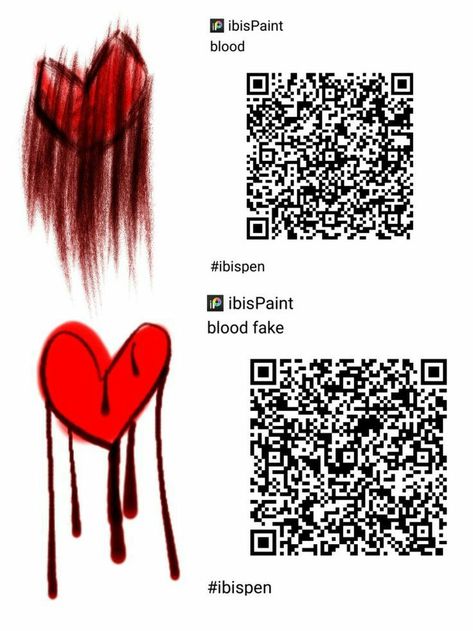 Blood Ibis Paint Qr Code, Blood Ibs Paint Qr Code, Ibis Blood Brush, Blood Pen Ibispaint, Ibis X Paint Qr Codes, Qr Code Ibispaint Gacha, Ibis Paint Brush Code Blood, Blood Ibispaint Code, Ibispaint Qr Codes