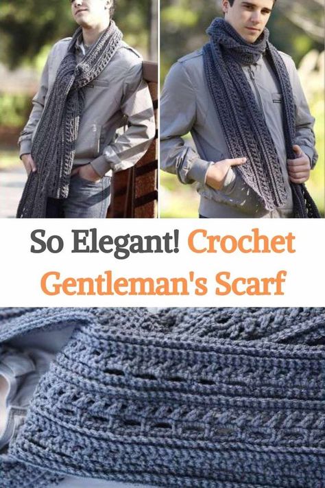 Men’s Scarf Crochet Pattern, Crochet Scarves For Men, Mens Cotton Scarf, Crochet Scarf For Men, Men Scarf Crochet Pattern, Crochet Scarf Pattern Free Easy, Shawl Ideas, Crochet Mens, Crochet Mens Scarf