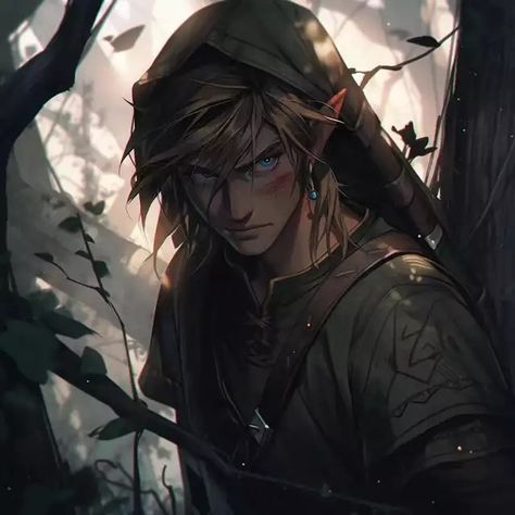 Link Fan Art, Legend Of Zelda Poster, Elf Drawings, Zelda Funny, C Anime, Link Art, Roleplay Characters, Zelda Art, Legend Of Zelda Breath