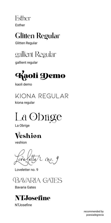 Luxury Serif Logo Fotografia, Font Suggestions, Kombinasi Font, Street Font, Cute Fonts Alphabet, Dafont Fonts, Numbers Tattoo, 10 Tattoo, Fonts Script