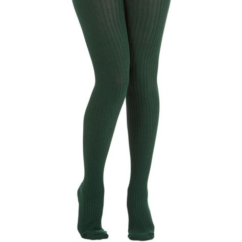 ModCloth Cover Your Basics Tights (33 BRL) ❤ liked on Polyvore featuring intimates, hosiery, tights, socks, accessories, slytherin, green, bottoms, full-length tight and foundation Vintage Tights, Heather Duke, Green Stockings, Green Tights, Cute Tights, Winter Tights, Yellow Jeans, Knit Tights, Ochako Uraraka