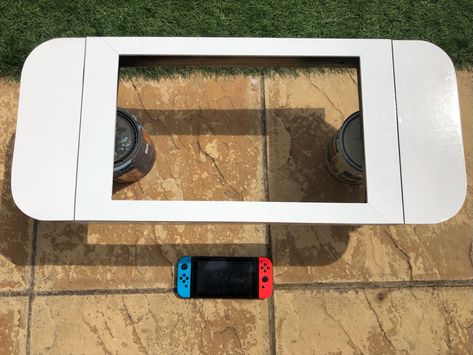 Made from pallet wood and MDF Switch Tv Frame, Nintendo Switch Tv Frame, Pallet Woodworking, Tv Frame, Computer Lab, Pallet Wood, Boys Room, Framed Tv, Boy's Room