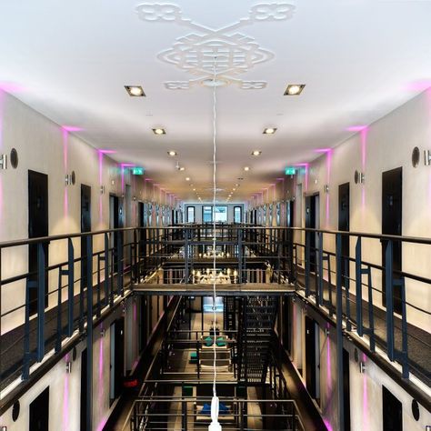 Het Arresthuis Hotel is a Former Maximum Security Prison Transformed into a Luxury Hotel Brave Enough, Behind Bars, Luxury Rooms, Place To Visit, Step Inside, Mini Bar, Meeting Room, Dining Experiences, Luxury Hotel