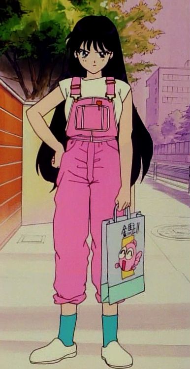 An Anime, Anime Character, Sailor Moon, A Girl, Overalls, Moon, Anime, Pink