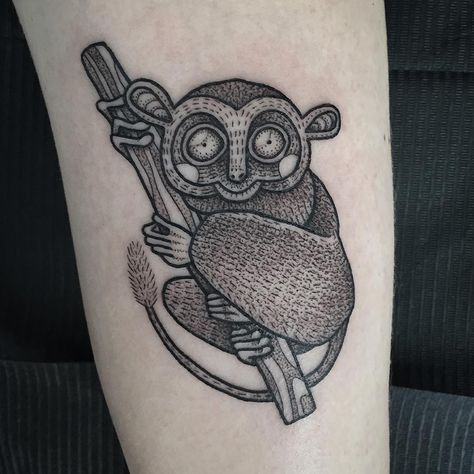 Tarsier Tattoo, Monkey Tattoos, Filipino Art, Leo Tattoos, Botanical Tattoo, Skull Tattoo Design, Body Modifications, Rose Tattoos, Wish List