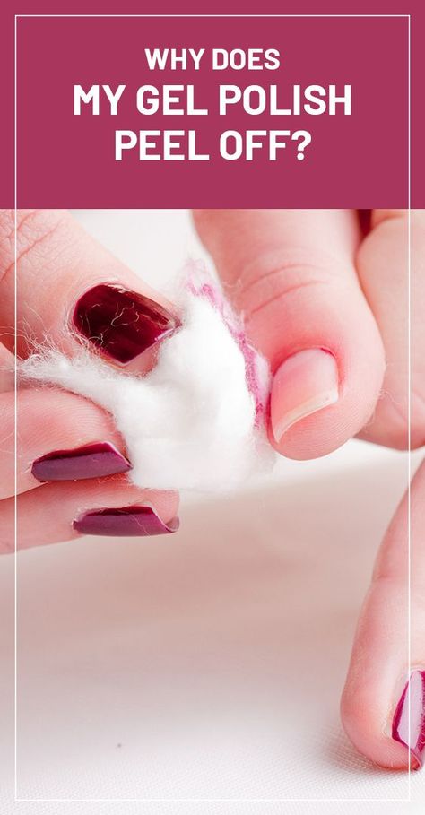 Why Does My Nail Polish Peel Off, How To Keep Gel Nails From Peeling, Nail Info, Nail Polish Spill, Peel Off Nail Polish, Nail Remedies, Peeling Nails, Gel Nail Set, Fingernail Art