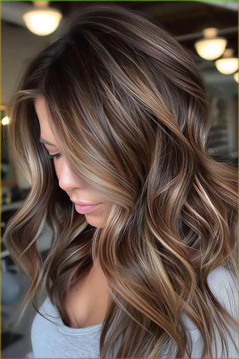 Transform your dark brown hair with the rich allure of caramel highlights! 🍯 These highlights are all about adding warmth and dimension for a vibrant look. Unlock Your Best Look: 7 Reasons to Try Caramel Highlights on Dark Brown Hair! Say yes to a fabulous hair transformation! #CaramelHighlights #DarkBrownHair #HairInspo #BeautyTrends #UnlockYourBestLook Brown Hair Blonde And Caramel Highlights, Hair Color Brown With Highlights Caramel, Caramel Highlights In Dark Brown Hair, Carmel Brown Highlights In Dark Hair, Hazelnut Highlights On Brown Hair, Soft Light Brown Hair Caramel Highlights, Hair Color Caramel Highlights, Caramel Highlights On Dark Brown, Dark Hair With Caramel Highlights