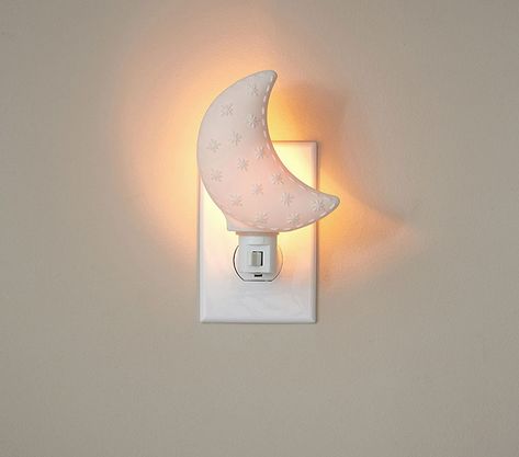 Winter Nursery, Moon Nightlight, Kids Shelf, Elephant Night Light, Ceramic Moon, Interactive Lighting, Cloud Nursery, Moon Nursery, Space Nursery