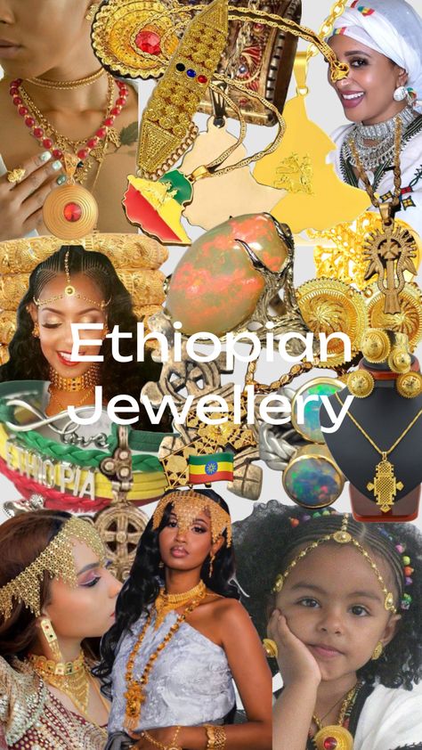 ethio jewellery 🇪🇹 #wallpaper #beauty #vintage #jewelery #jewelry #ethiopia #ethiopian #habesha Ethiopia Aesthetic, Jewellery Wallpaper, Ethiopian Jewelry, Ethiopian Women, Ethiopian Dress, African Beauty, World Cultures, Girly Jewelry, My Vibe