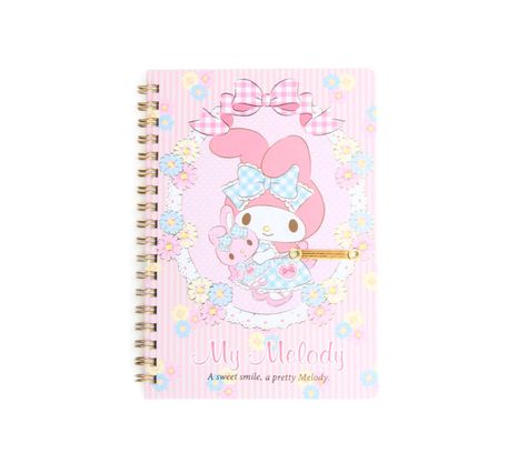 My Melody School Supplies, Hello Kitty School Supplies, Sanrio Office, Secret Hideout, Hello Kitty School, Friends School, Hello Kitty Keychain, Pink Notebook, Pink Pens