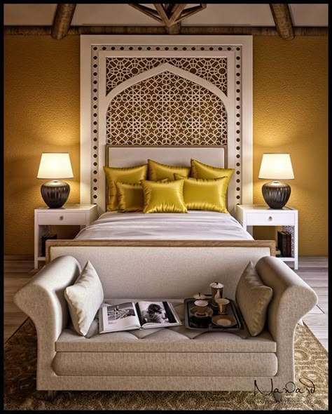 14+ têtes de lits vintage à tomber par terre  #decoration # beds Mediterranean Style Bedroom, Moroccan Decor Bedroom, Mediterranean Bedroom, Colorful Bedroom Decor, Arabic Decor, Moroccan Bedroom, Mediterranean Style Homes, Moroccan Interiors, Best Bedroom