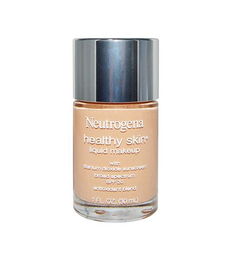 Neutrogena Healthy Skin Liquid Makeup Official Makeup, Best Drugstore Foundation, Foundation For Dry Skin, Foundation Tips, Neutrogena Makeup, Drugstore Foundation, Liquid Makeup, Cosmetic Items, Beauty Products Drugstore