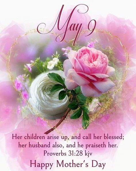 Mothers Day Friend Quotes, Happy Mothers Day Friend, Mother's Day Thoughts, Mothers Day Verses, Powerful Morning Prayer, Bible Verses Kjv, Happy Mother's Day Greetings, Happy Mother Day Quotes, Good Morning Happy Sunday