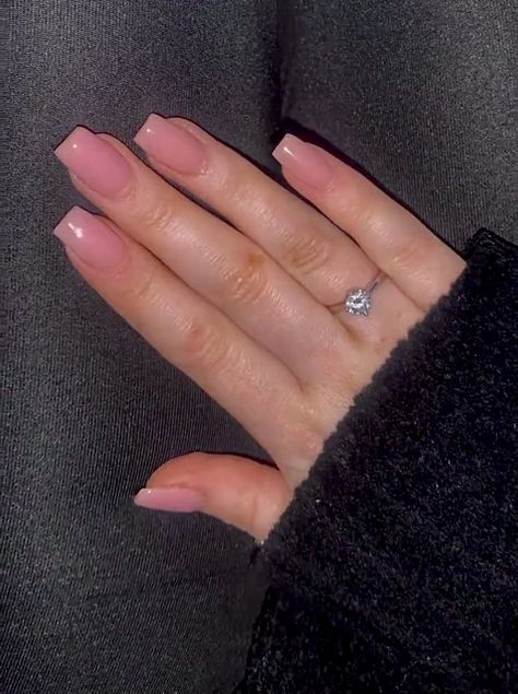 Pink Glossy Nails Short, Glossy Nails Short, Nails Acrylics Short, Pink Glossy Nails, Glossy Pink Nails, Pink Pink Nails, Acrylics Short, Pink Short Nails, White Tip Acrylic Nails