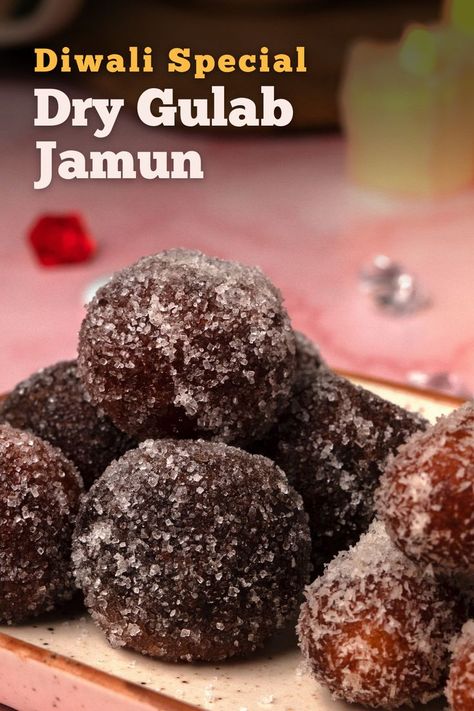 Dry Gulab Jamun is a delicious #DiwaliSpecial recipe. This #DryGulabJamun is made using khoya, paneer, and sugar. Make this #EasyDryGulabJamun with Cookd’s simple recipe and serve it.. Do try this recipe and share your feedback with us. Dry Jamun Recipe, Gulab Jamun Recipe, Jamun Recipe, Festive Recipes, Gulab Jamun, Diwali Special, Recipes Indian, Indian Sweets, Simple Recipe