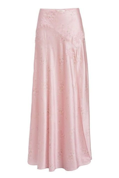 Bridesmaid Dresses Ideas, Pink Maxi Skirt, Sequence Work, Dresses Ideas, Pink Skirt, Cropped Cardigan, Mode Inspiration, Dream Clothes, Modest Outfits