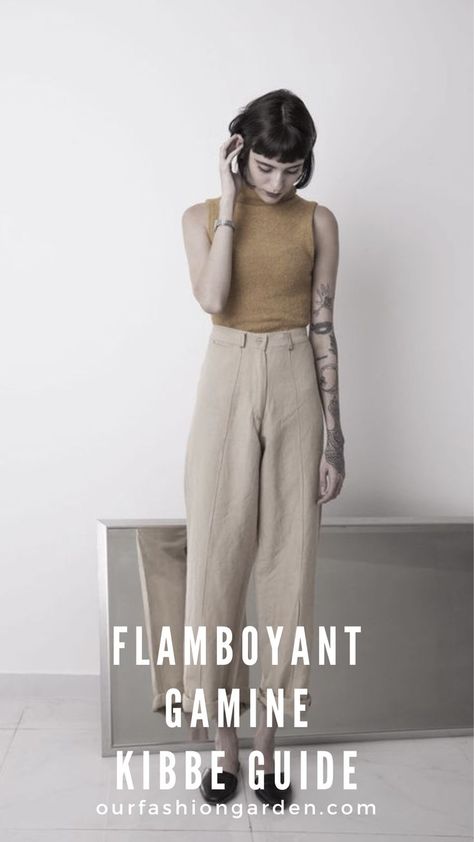 What to wear as a Flaboyant Gamine Kibbe ID Fg Kibbe Outfits, Soft Dramatic Kibbe Winter, Flamboyant Gamine Vs Soft Gamine, Dramatic Gamine Style, Flamboyant Gamine Dress, Flamboyant Gamine Hair, Fg Kibbe, Flamboyant Gamine Style, Flamboyant Gamine Outfits