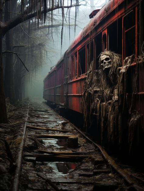 https://s.mj.run/Fk9tuA6JlO8 https://s.mj.run/269_z3z-pEA In the strange forest, there are many fallen train fragments, some covered in blood, some broken, vaguely see the head of the train hanging from the tree, some strange footprints on the ground, bloodstained, worn suitcases in the distance, hoarse children, crying in the woods with belly pockets, a strange old woman gushing out of the water, hair scattered, strange expression, 32K --s 750 --ar 3:4 Train Tattoo, Apocalypse Landscape, Train Crash, The Long Dark, Water Hair, Scary Drawings, Movie Horror, Ruined City, Blue Emoji