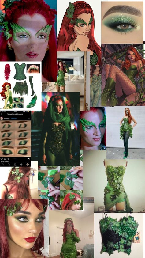 Poison Ivy Costume Ideas, Poison Ivy Costume, Ivy Costume, Poison Ivy Cosplay, Poison Ivy Costumes, Costume Inspo, Halloween Inspo, Poison Ivy, Costume Halloween