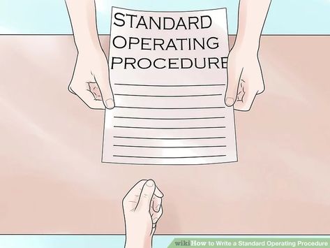 How to Write a Standard Operating Procedure: 15 Steps Standard Operating Procedure Examples, Procedure Template, Standard Operating Procedure Template, Standard Operating Procedure, Free Resume, Writing Tips, Sample Resume, Step By Step, Writing