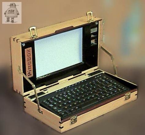 Picture of Pinebox Portable Computer Case 1 Linux Penguin, Diy Pc Case, Raspberry Pi Computer, Pi Computer, Portable Pc, Diy Pc, Blender Models, Raspberry Pi Projects, Retro Tech